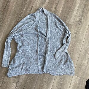 Express Gray Cardigan Sweater Knit